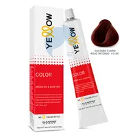 YELLOW TINTE CASTAÑO CLARO ROJO INTENSO  #5.66 X 60ML - Miniatura 1
