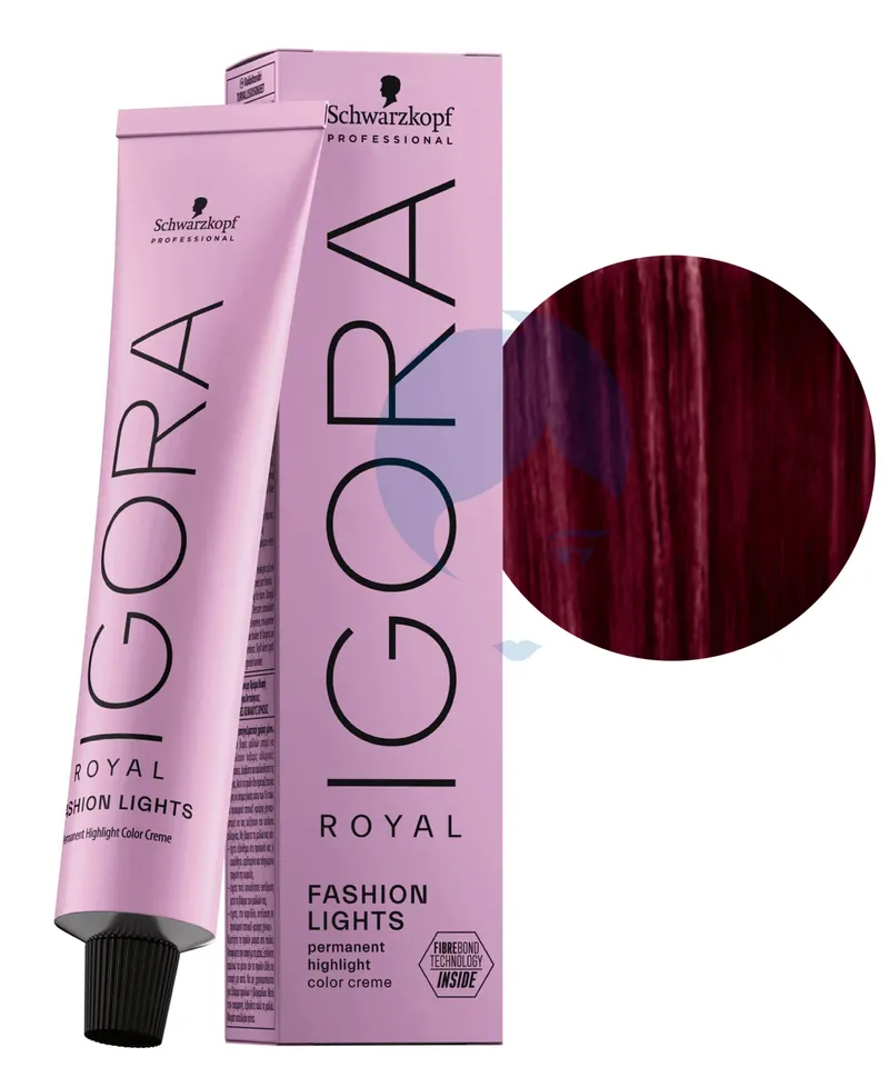 IGORA TINTE FASHION LIGHTS ROJO VIOLETA N.L-89 X 60GR - Producto de belleza y estética en Almacén Sandra