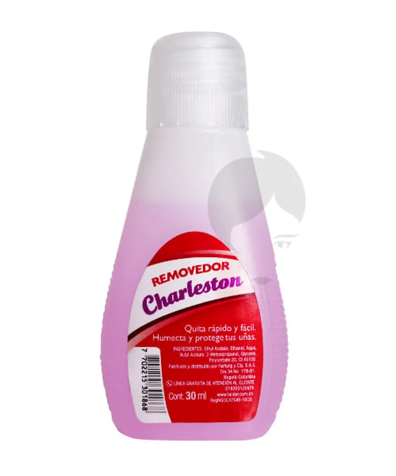 CHARLESTON REMOVEDOR DE ESMALTE X 30ML - Producto de belleza y estética en Almacén Sandra