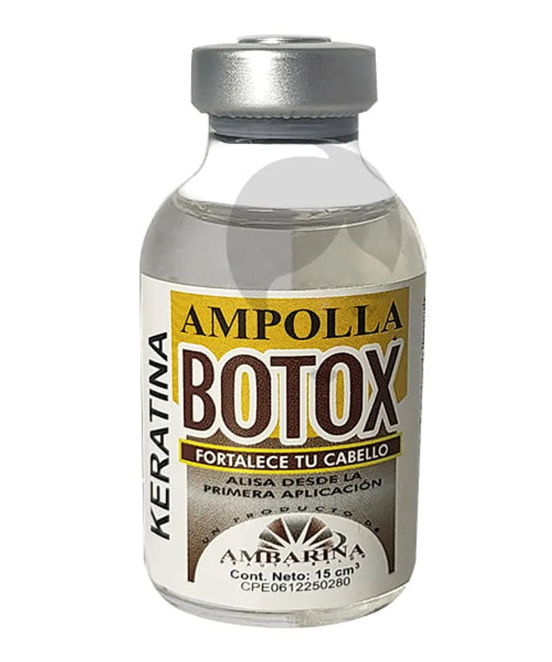 AMBARINA AMPOLLA BOTOX  KERATINA X 25ML - Producto de belleza y estética en Almacén Sandra