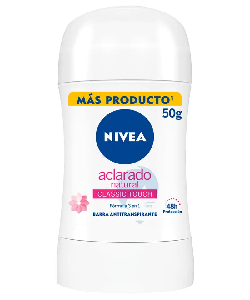 NIVEA DESODORANTE BARRA ACLARADO NATURAL WOMEN X 50GR OK - Producto de belleza y estética en Almacén Sandra