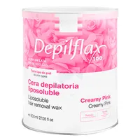 DEPILFLAX CERA DEPILATORIA LIPOSOLUBLE CREAMY PINK X 800 ML - Miniatura 1