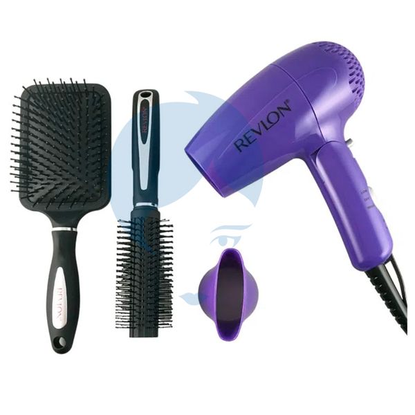 Set Revlon Frizz Control Plancha y Secador Ionico