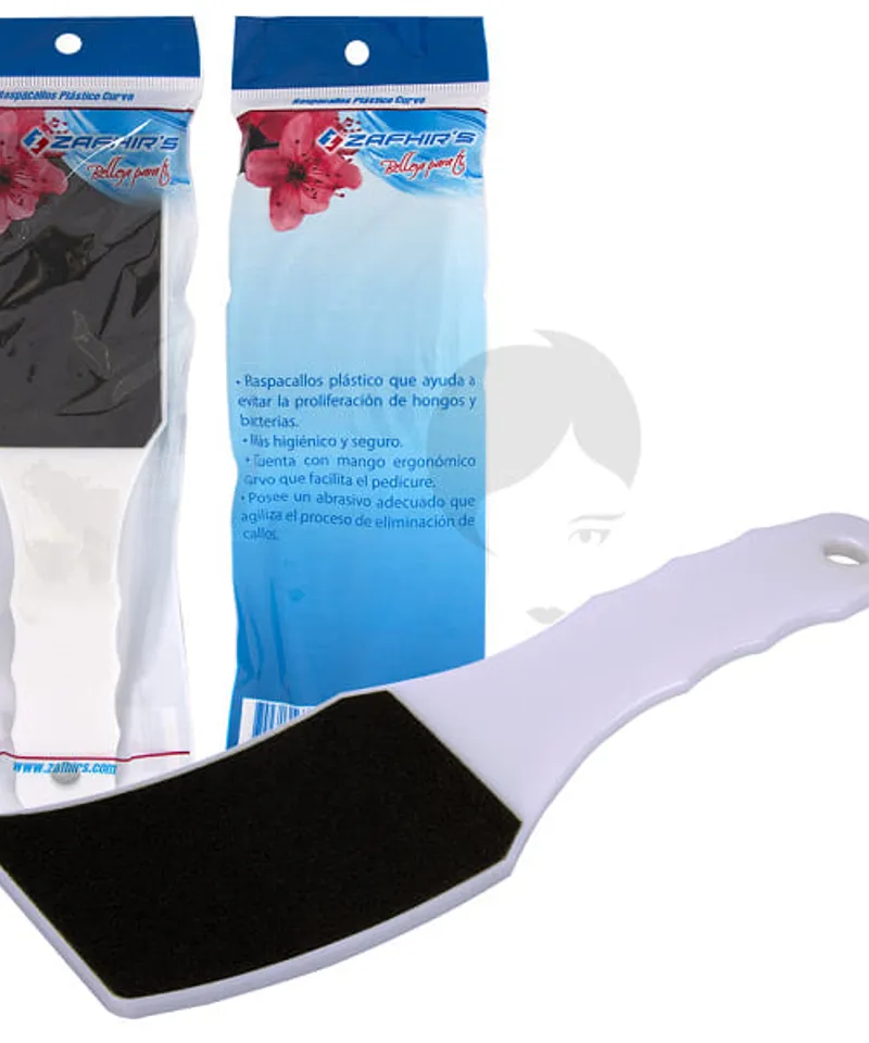ZAFHIRS RASPACALLO PLASTICO CURVO REF: 563-63 - Producto de belleza y estética en Almacén Sandra
