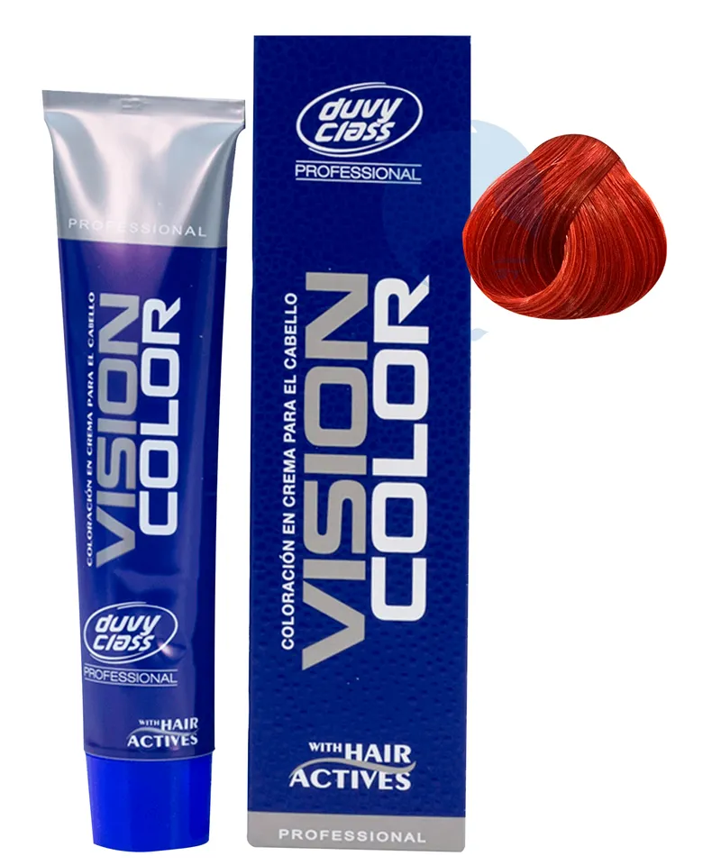 DUVY CLASS  VISION COLOR TINTE RUBIO CLARO ROJO SHANGHAI PROFUNDO N.8.66 X 60ML - Producto de belleza y estética en Almacén Sandra