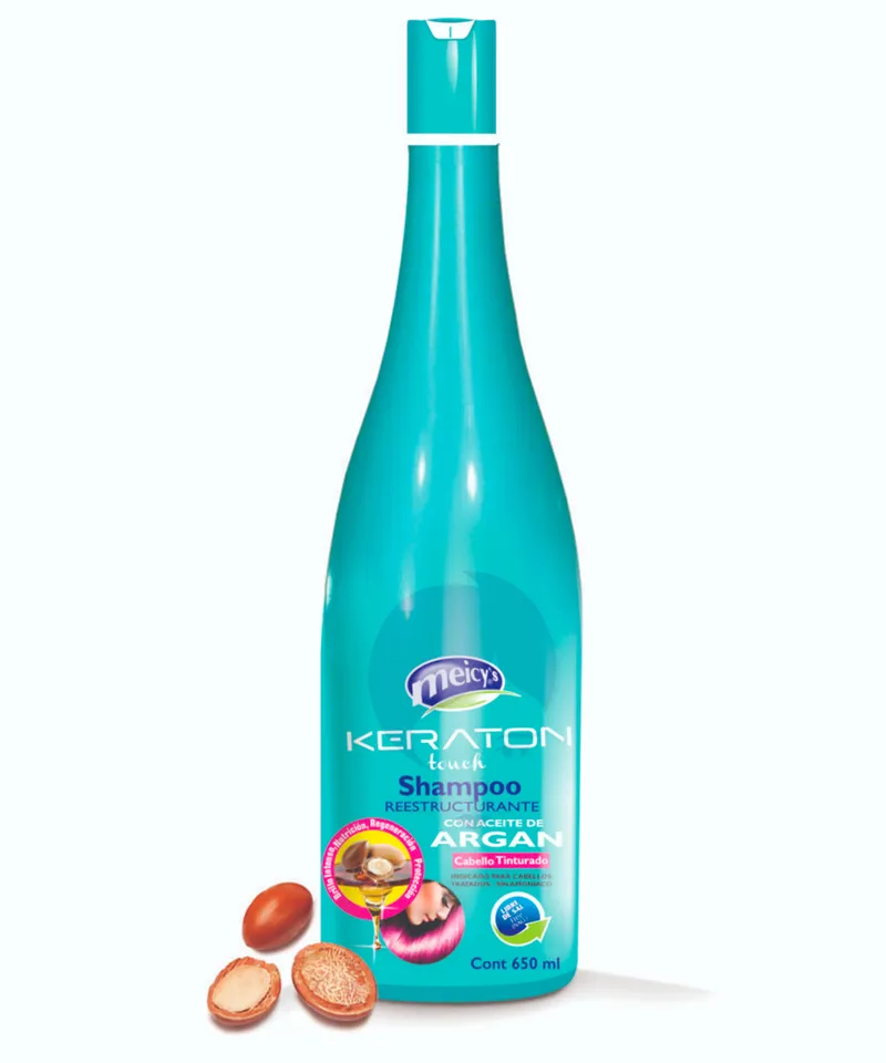 MEICYS SHAMPOO REESTRUCTURANTE CON ACEITE DE ARGAN X 650ML - Producto de belleza y estética en Almacén Sandra