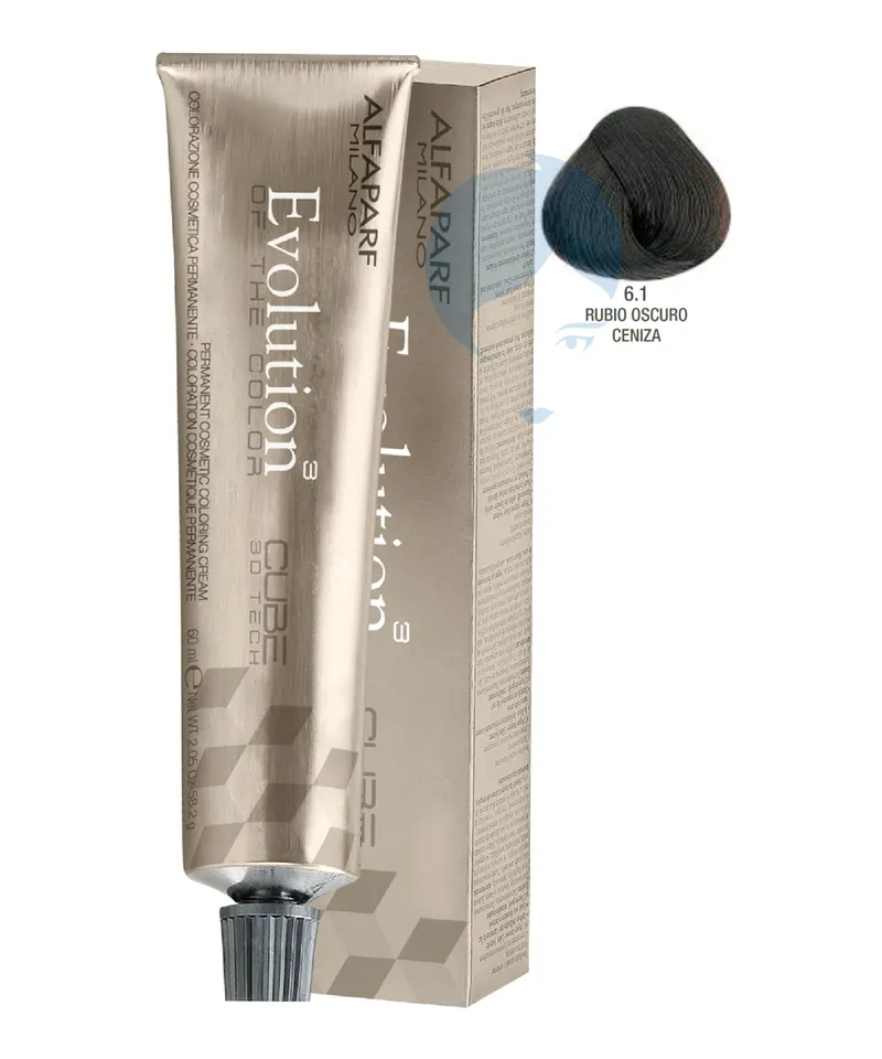 EVOLUTION TINTE RUBIO OSCURO CENIZA  # 6.1 X 60ML - Producto de belleza y estética en Almacén Sandra