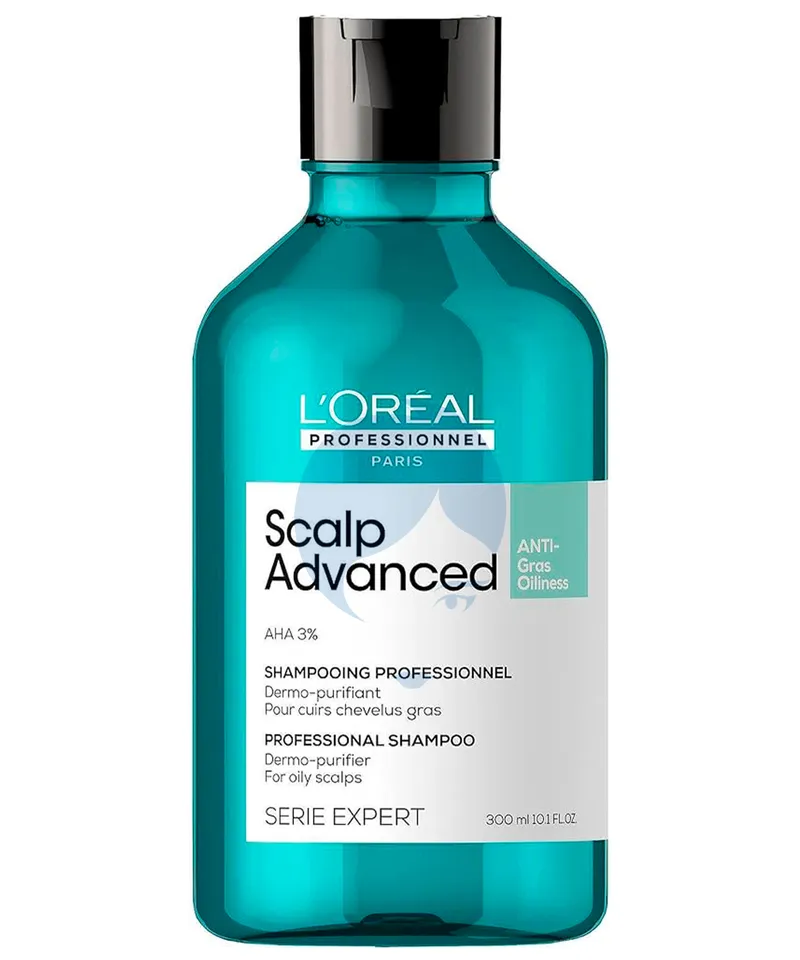 LOREAL SHAMPOO SCALP ADVANCED ANTI-GRAS OILINESS X 300ML - Producto de belleza y estética en Almacén Sandra