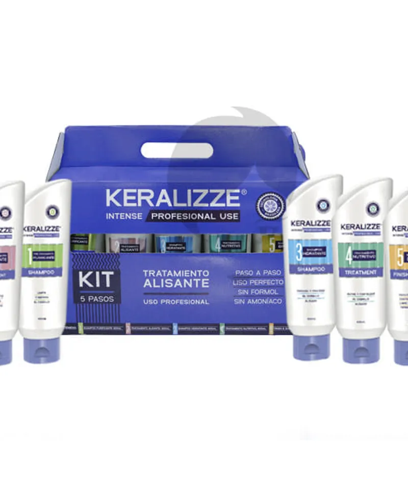 KERALIZZE KIT TRATAMIENTO ALISANTE 5 PASOS X 400ML - Producto de belleza y estética en Almacén Sandra