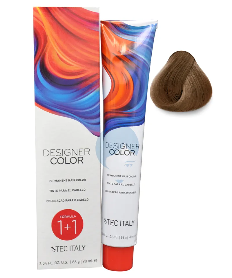 TEC ITALY TINTE DESIGNER COLOR N.6.3 RUBIO OSCURO DORADO X 90ML - Producto de belleza y estética en Almacén Sandra