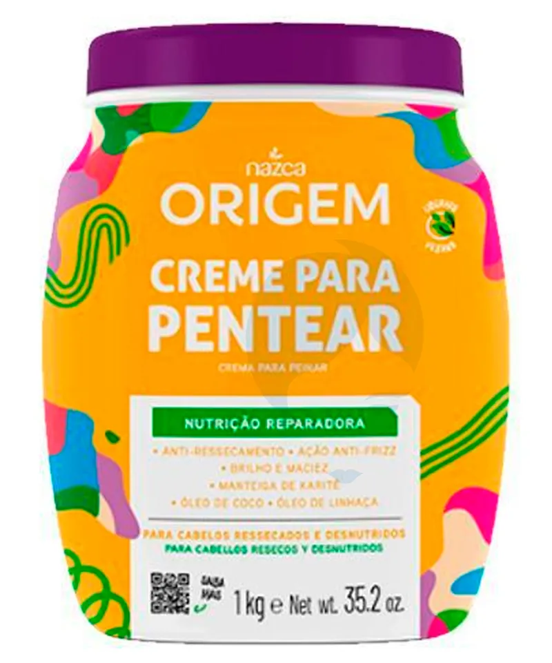 NAZCA ORIGEM CREMA PARA PEINAR NUTRICION REPARADORA X 1KG - Producto de belleza y estética en Almacén Sandra