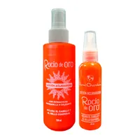 RENE CHARDON KIT LOCION ACLARADORA ROCIO DE ORO X 150ML + 60ML - Miniatura 1