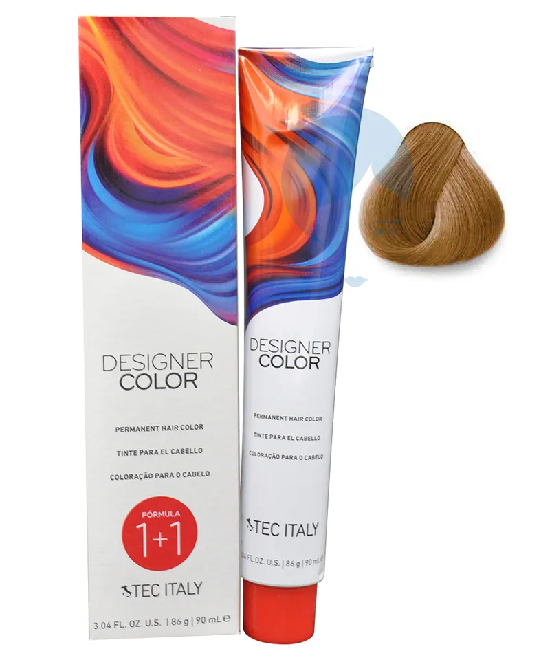 TEC ITALY TINTE DESIGNER COLOR N.8.03 RUBIO CLARO LIGERAMENTE DORADO X 90ML - Producto de belleza y estética en Almacén Sandra