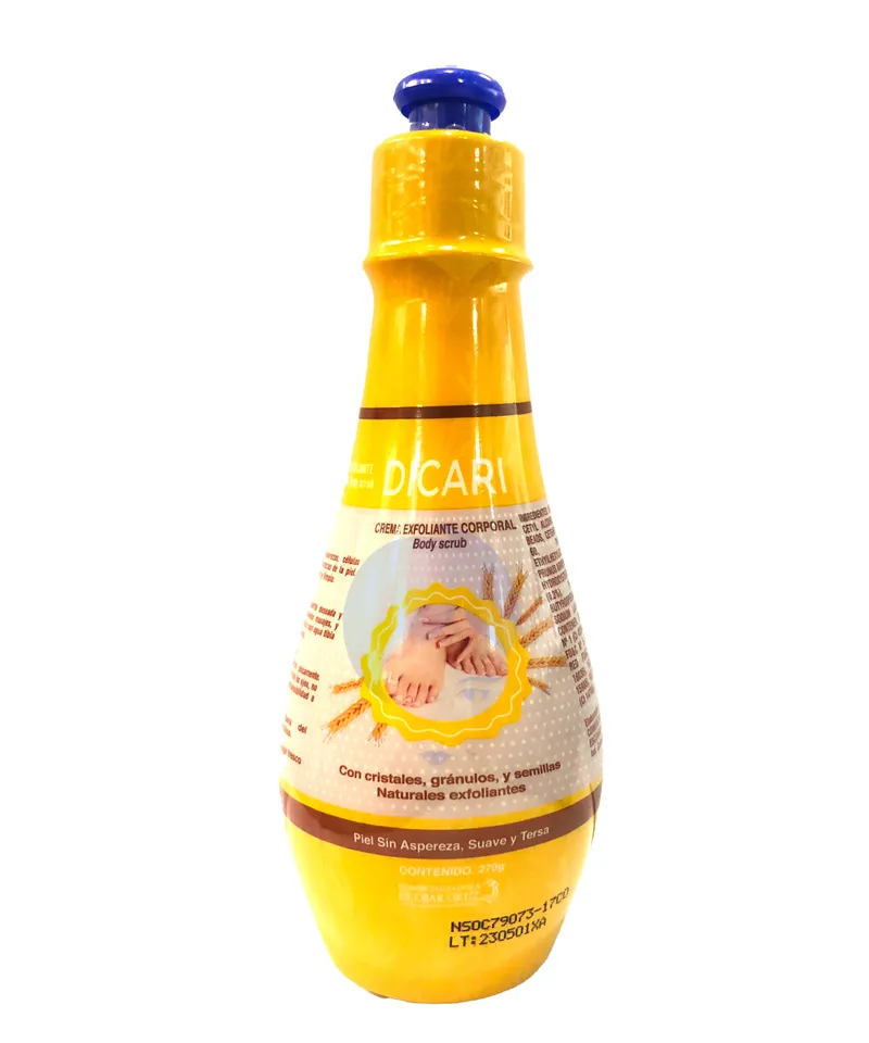 DICARI CREMA EXFOLIANTE CORPORAL DE AVENA X 270GR - Producto de belleza y estética en Almacén Sandra