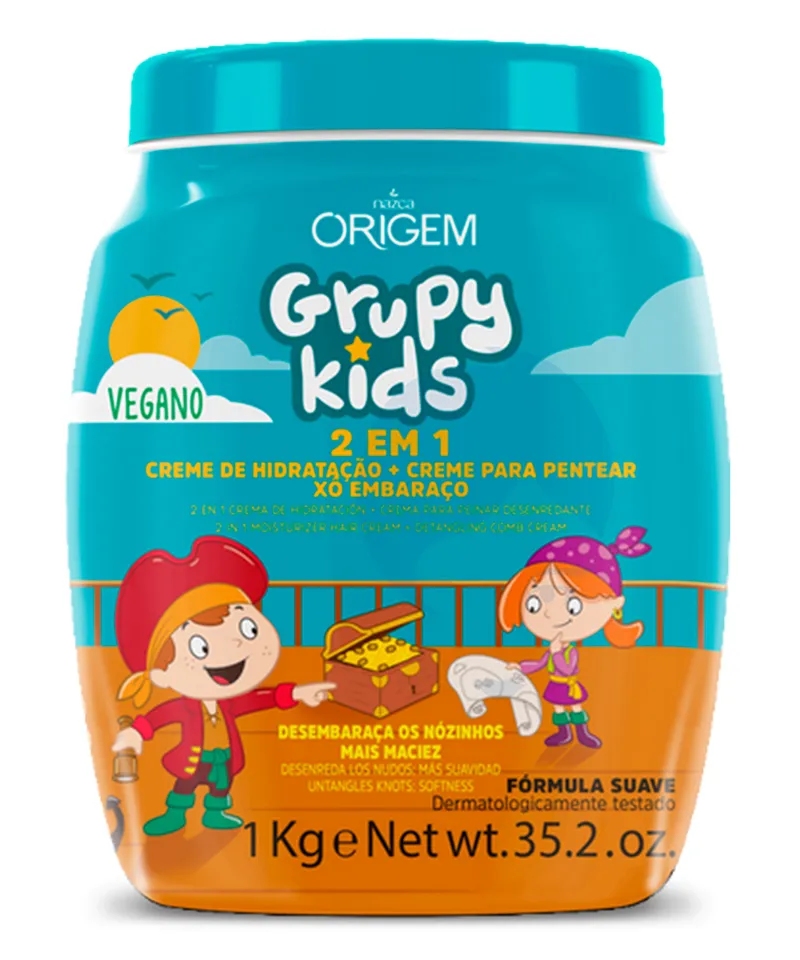 NAZCA ORIGEM GRUPY KIDS CREMA PARA PEINAR 2EN1 X 1KG - Producto de belleza y estética en Almacén Sandra