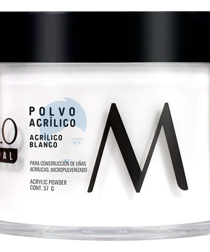 MASGLO POLVO ACRILICO BLANCO X 57GR - Producto de belleza y estética en Almacén Sandra