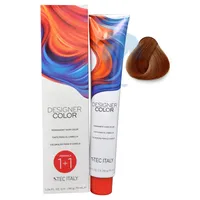 TEC ITALY TINTE DESIGNER COLOR N.7.44 RUBIO COBRIZO INTENSO X 90ML - Miniatura 1