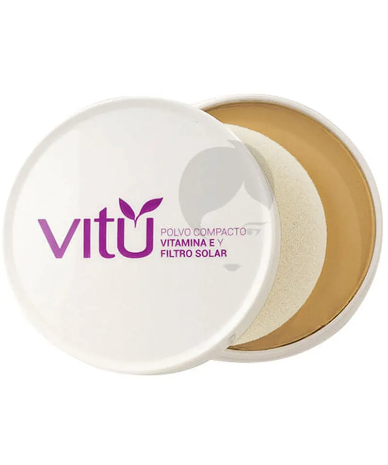 VITU POLVO COMPACTO VIT E CACAO N.5 X 12GR - Producto de belleza y estética en Almacén Sandra