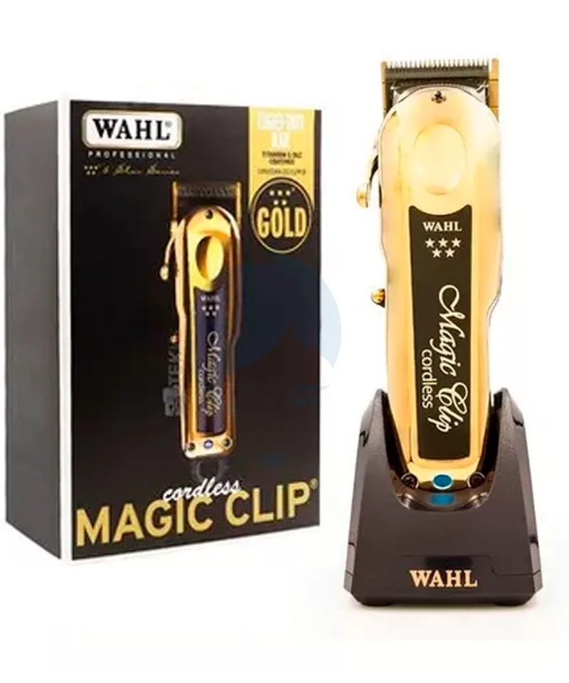 WAHL MAQUINA 5 ESTRELLA MAGIC CLIP INALAMBRICA GOLD - Producto de belleza y estética en Almacén Sandra