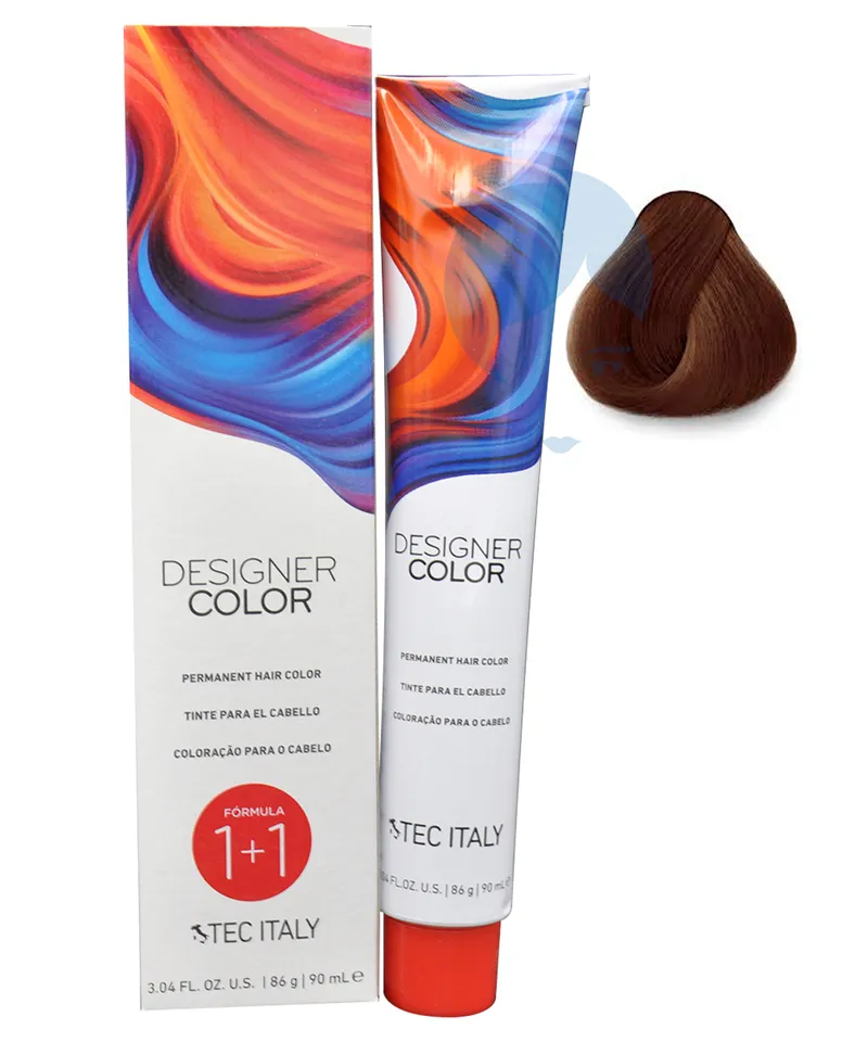TEC ITALY TINTE DESIGNER COLOR N.6.44 RUBIO OSCURO COBRE INTENSO X 90ML - Producto de belleza y estética en Almacén Sandra