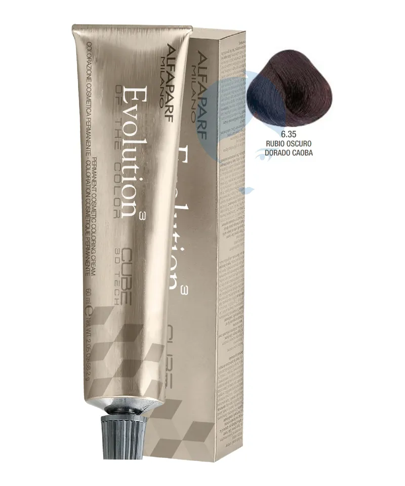 EVOLUTION TINTE RUBIO OSCURO DOR. CAOBA #6.35 X60ML - Producto de belleza y estética en Almacén Sandra