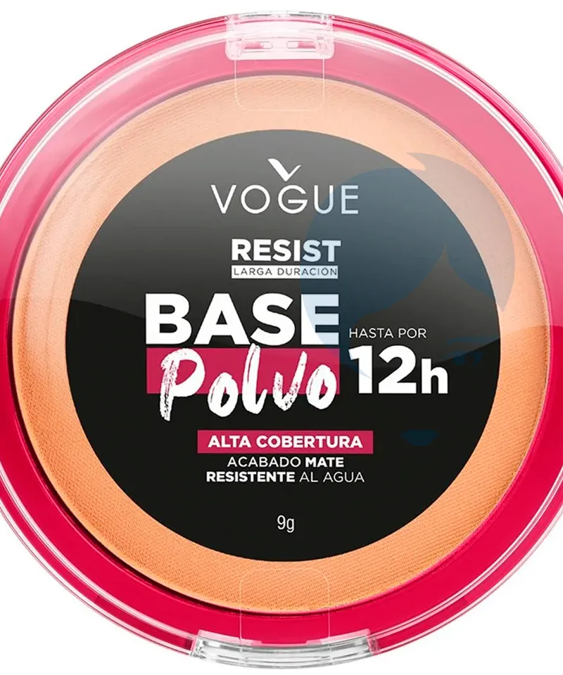 VOGUE BASE POLVO RESIST BRONCE X 9GR - Producto de belleza y estética en Almacén Sandra