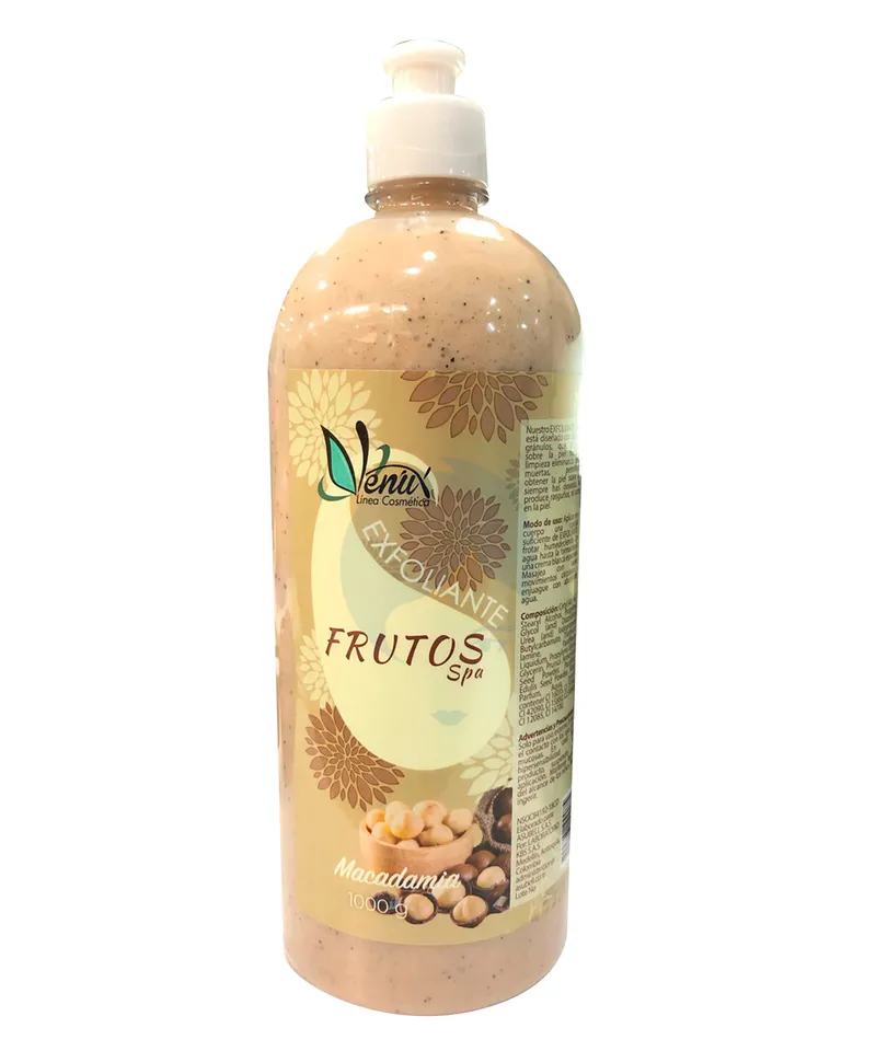 VENUX EXFOLIANTE FRUTOS SPA MACADAMIA X 1000ML - Producto de belleza y estética en Almacén Sandra