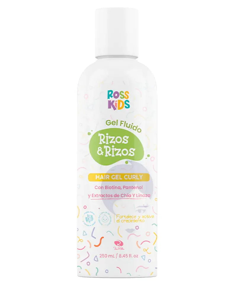ROSS DLEN GEL FLUIDO RIZOS Y RIZOS ROSS KIDS X 250ML - Producto de belleza y estética en Almacén Sandra