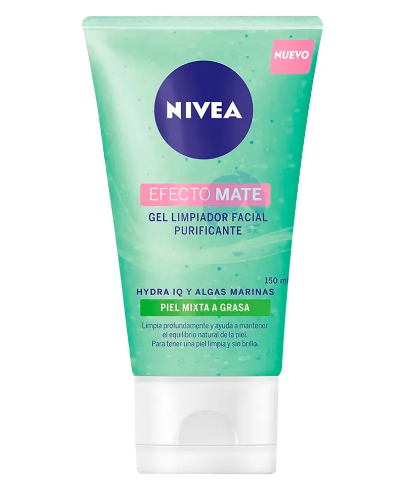 NIVEA GEL LIMPIADOR FACIAL PURIFICANTE EFECTO MATE X 150ML - Producto de belleza y estética en Almacén Sandra