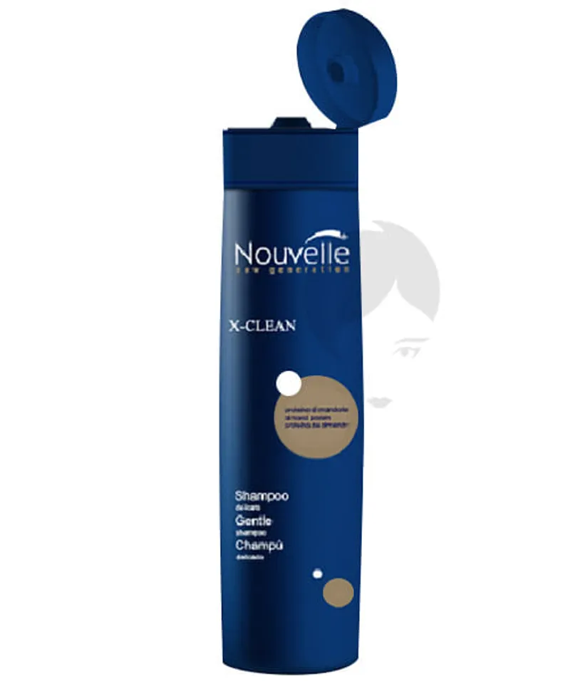 NOUVELLE SHAMPOO X-CLEAN ALMENDRA X 300 ML - Producto de belleza y estética en Almacén Sandra
