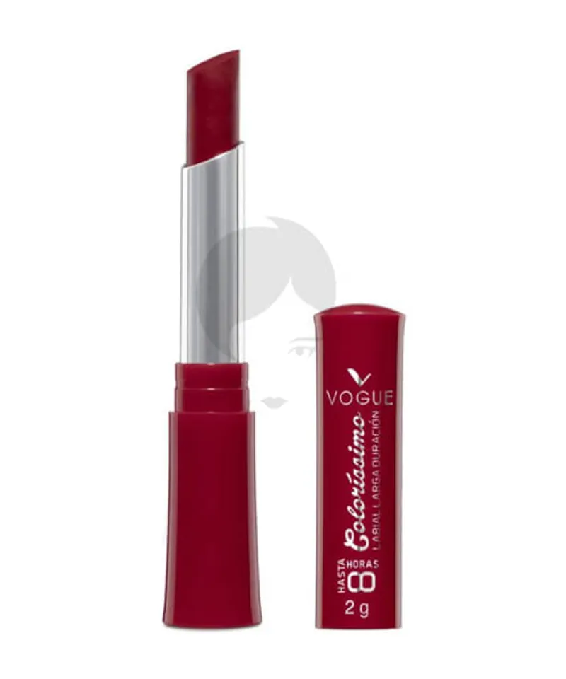 VOGUE LABIAL EN BARRA COLORISSIMO CEREZA X 2GR                           KIT A - Producto de belleza y estética en Almacén Sandra