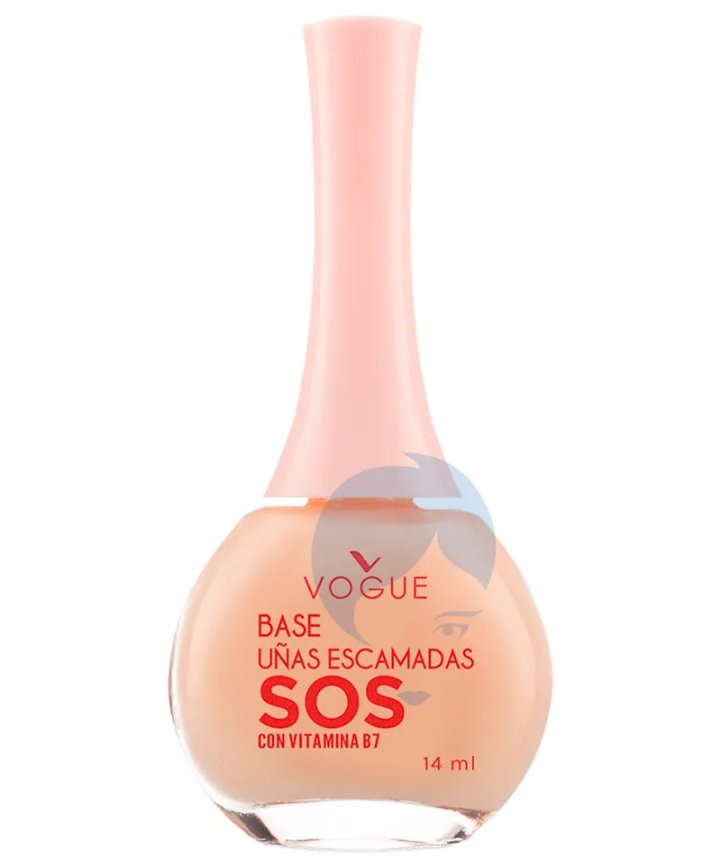 VOGUE ESMALTE BASE UÑAS ESCAMADAS SOS X 14ML - Producto de belleza y estética en Almacén Sandra