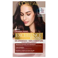 EXCELLENCE CREME TINTE SIN AMONIACO CASTAÑO OSCURO UNIVERSAL 3U - Miniatura 1