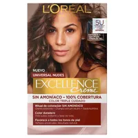 EXCELLENCE CREME TINTE SIN AMONIACO CASTAÑO CLARO UNIVERSAL 5U - Miniatura 1