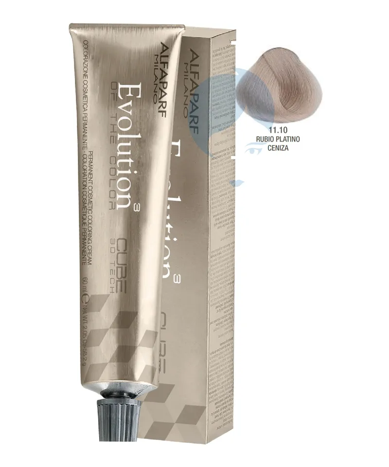 EVOLUTION TINTE RUBIO PLATINO CENIZA #11.10 X 60ML - Producto de belleza y estética en Almacén Sandra