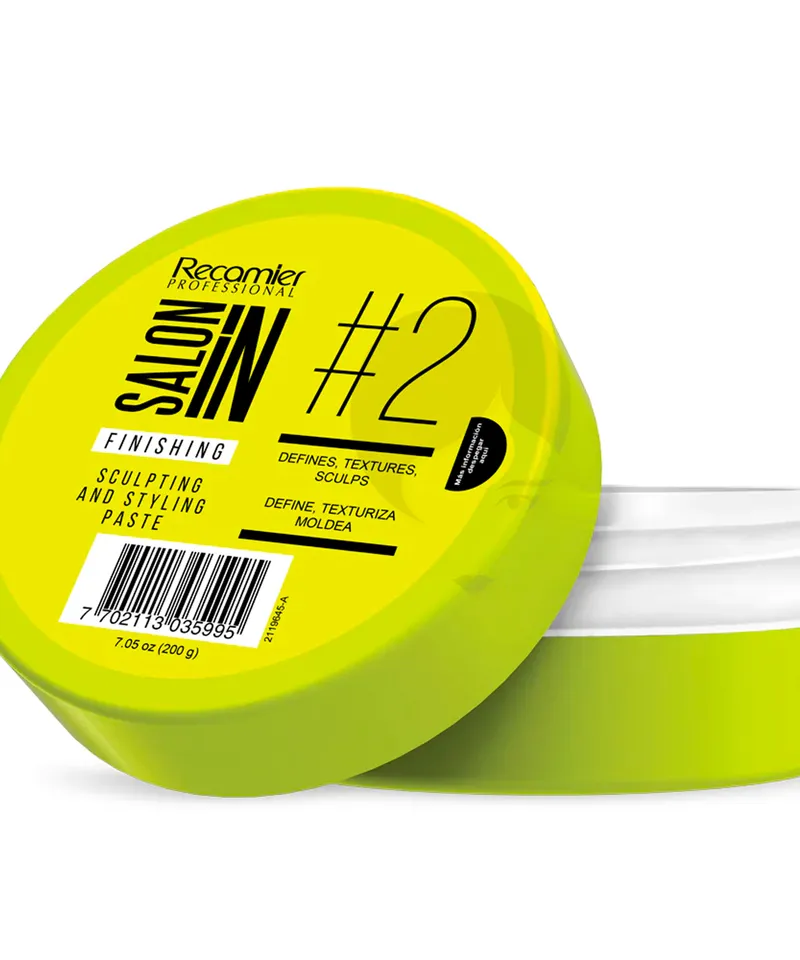 SALOON IN CERA CAPILAR SCULPTING AND STYLING PASTE N.2 X 200GR - Producto de belleza y estética en Almacén Sandra