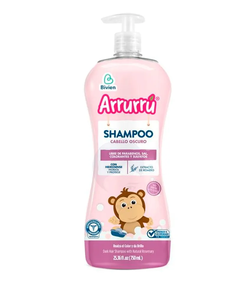 ARRURRU SHAMPOO CABELLO OSCURO X 750ML - Producto de belleza y estética en Almacén Sandra