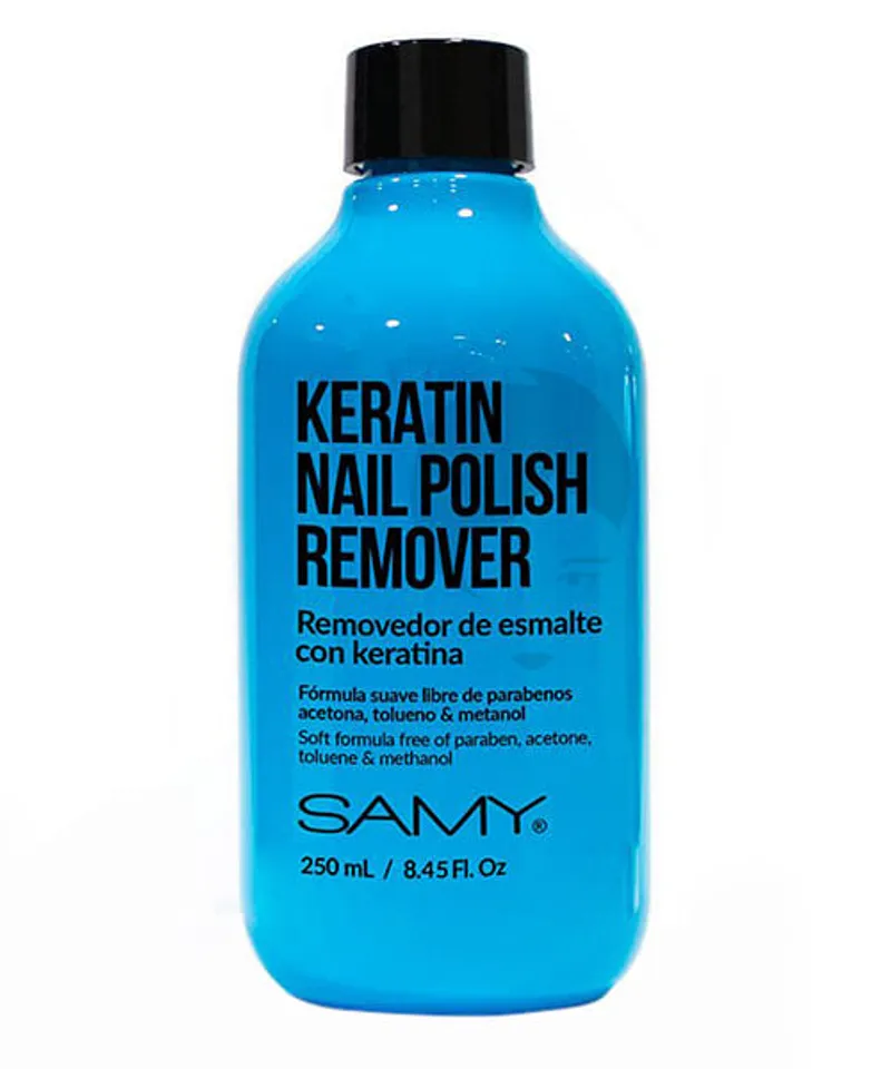 SAMY REMOVEDOR DE ESMALTE CON KERATINA X 260ML - Producto de belleza y estética en Almacén Sandra