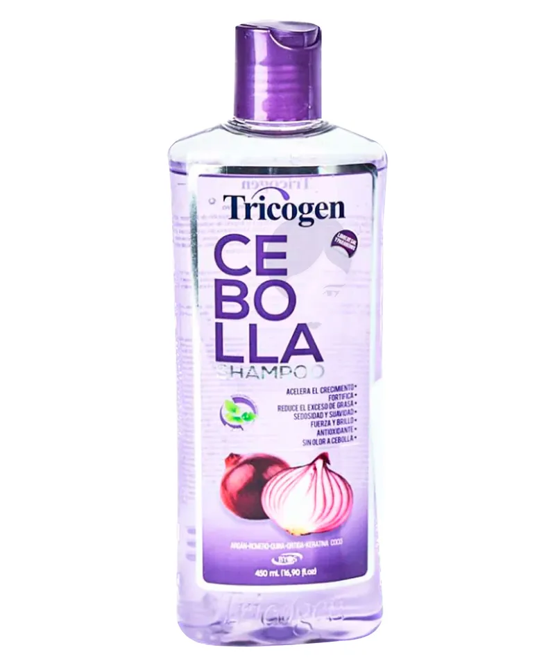 TRICOGEN SHAMPOO CEBOLLA TRANSPARENTE X 400ML - Producto de belleza y estética en Almacén Sandra
