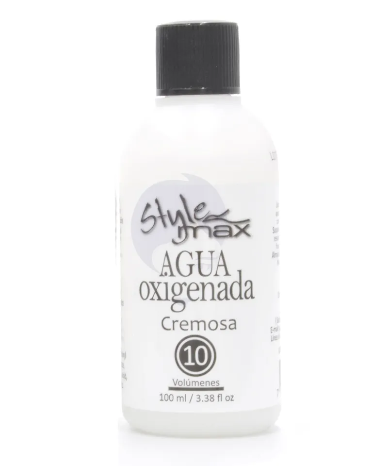 STYLE MAX AGUA OXIGENADA CREMOSA VOLUMEN 10 X 100ML - Producto de belleza y estética en Almacén Sandra