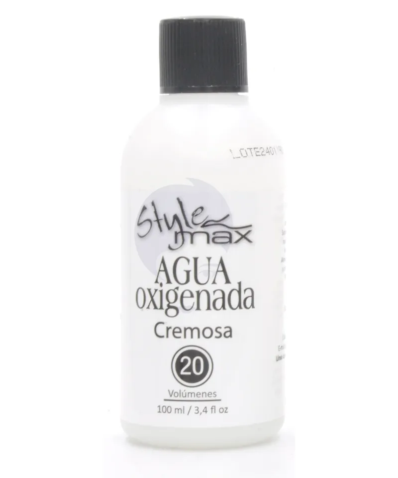 STYLE MAX AGUA OXIGENADA CREMOSA VOLUMEN 20 X 100ML - Producto de belleza y estética en Almacén Sandra