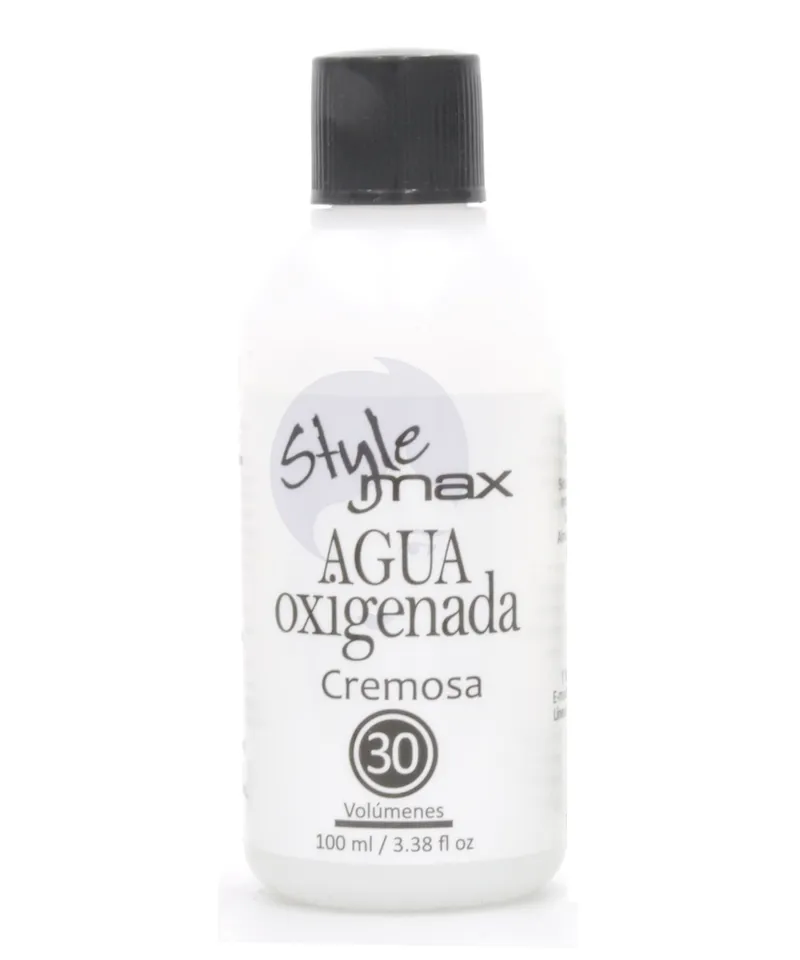 STYLE MAX AGUA OXIGENADA CREMOSA VOLUMEN 30 X 100ML - Producto de belleza y estética en Almacén Sandra
