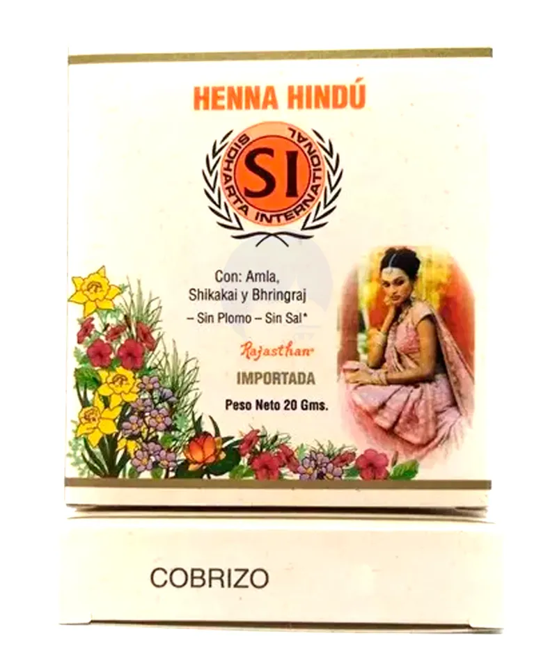 S.C HENNA HINDU COBRIZO X 20GR - Producto de belleza y estética en Almacén Sandra