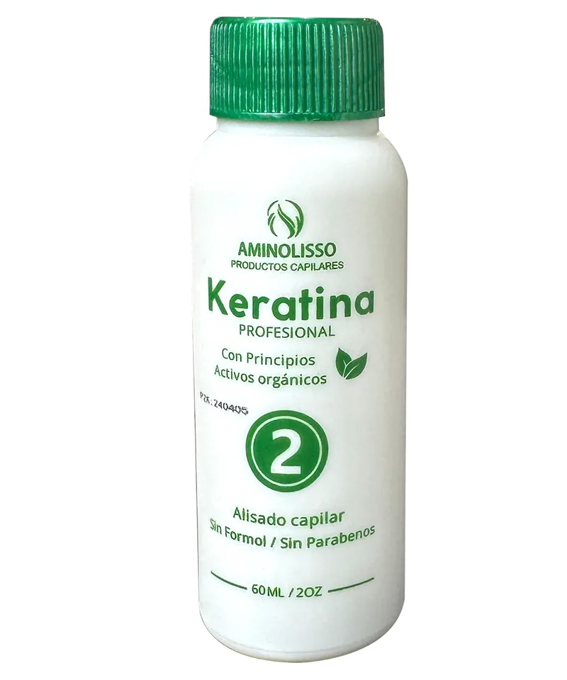 AMINOLISSO KERATINA VEGANA PASO 2 X 60ML - Producto de belleza y estética en Almacén Sandra