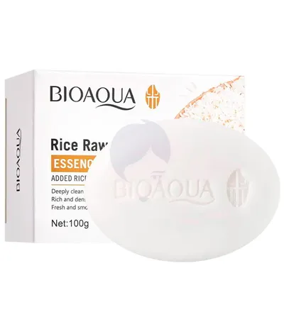 JC BIOAQUA JABON FACIALEN BARRA DE ARROZ X 100G REF: BQY45279 - Producto de belleza y estética en Almacén Sandra