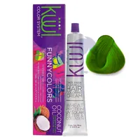 KULL FUNNY COLORS TINTE VERDE PERA X 90ML - Miniatura 1
