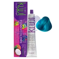 KULL FUNNY COLORS TINTE AZUL CELESTE X 90ML - Miniatura 1