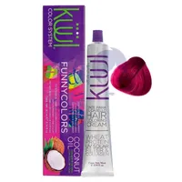 KULL FUNNY COLORS TINTE ROJO ROSADO X 90ML - Miniatura 1