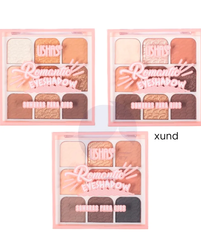 MISS COSMETICS USHAS SOMBRA 9 TONOS ROMANTIC TONOS A REF: ES4209-2 - Producto de belleza y estética en Almacén Sandra