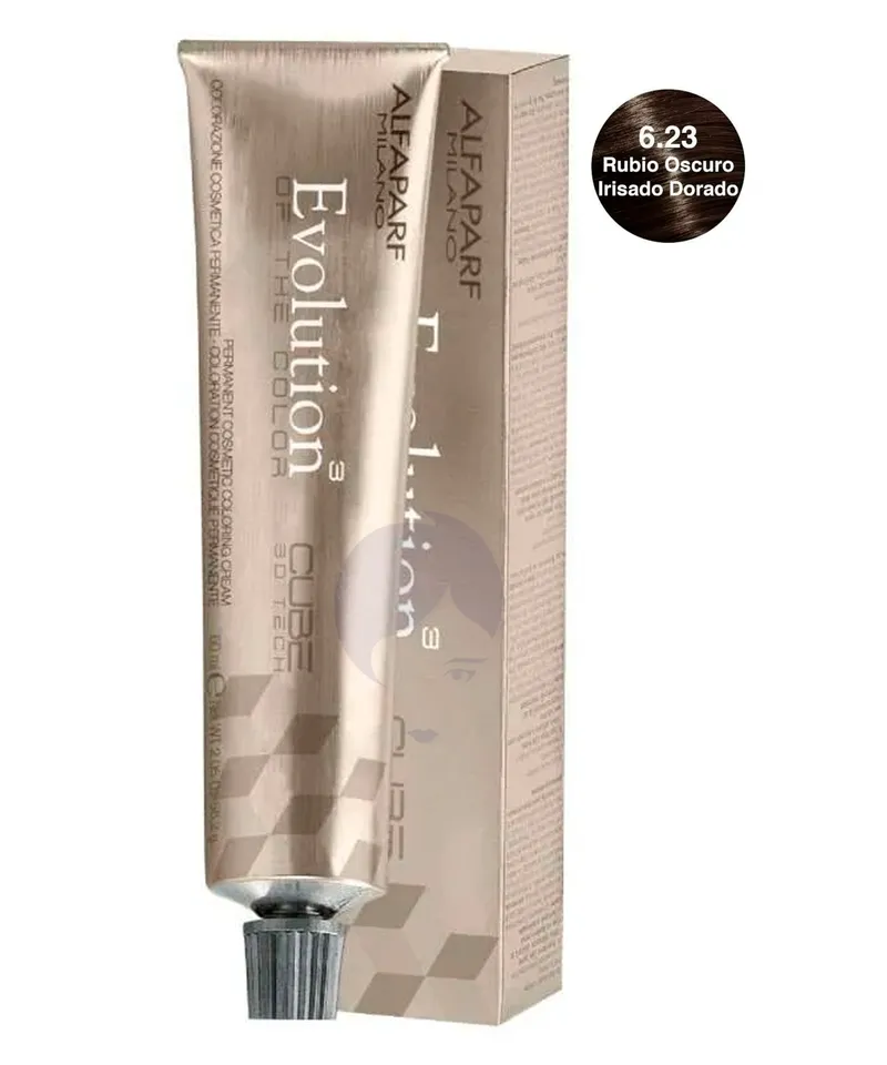 EVOLUTION TINTE RUBIO OSCURO IRISADO DORADO N.6.23 X 60ML - Producto de belleza y estética en Almacén Sandra